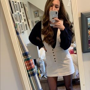 Old School Love Corduroy Pinafore Dress.